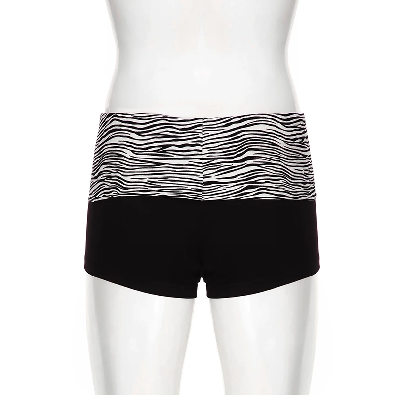 SUCHCUTE Casual Zebra-Print Elastische Shorts Weibliche Dünne – Bild 6