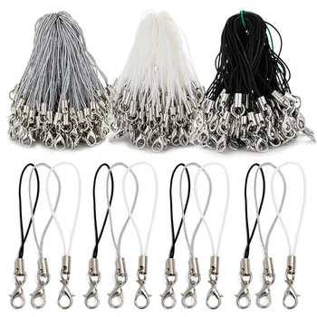 Karabinerverschluss Lanyard Strap Cord Mobile Cords Charm Nylon Schlüsselanhänger Kette für DIY