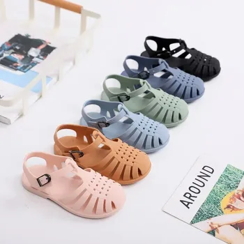 Kinder Strandschuhe für Meer Sommer Mädchen Gladiator Sandalen Baby Weiche rutschfeste Prinzessin Gelee Schuhe