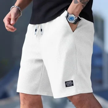 Herrenshorts, Herren-Freizeithosen, Herren-Strandshorts, Herren-Sportshorts, neuer modischer strukturierter