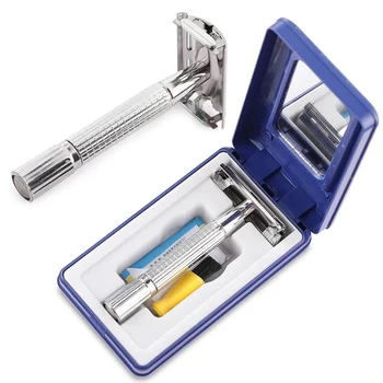 Männer Rasiermesser mit Klinge Splitter Klapp Rasiermesser Gesichts Haar Edelstahl Rasiermesser Barber Tools