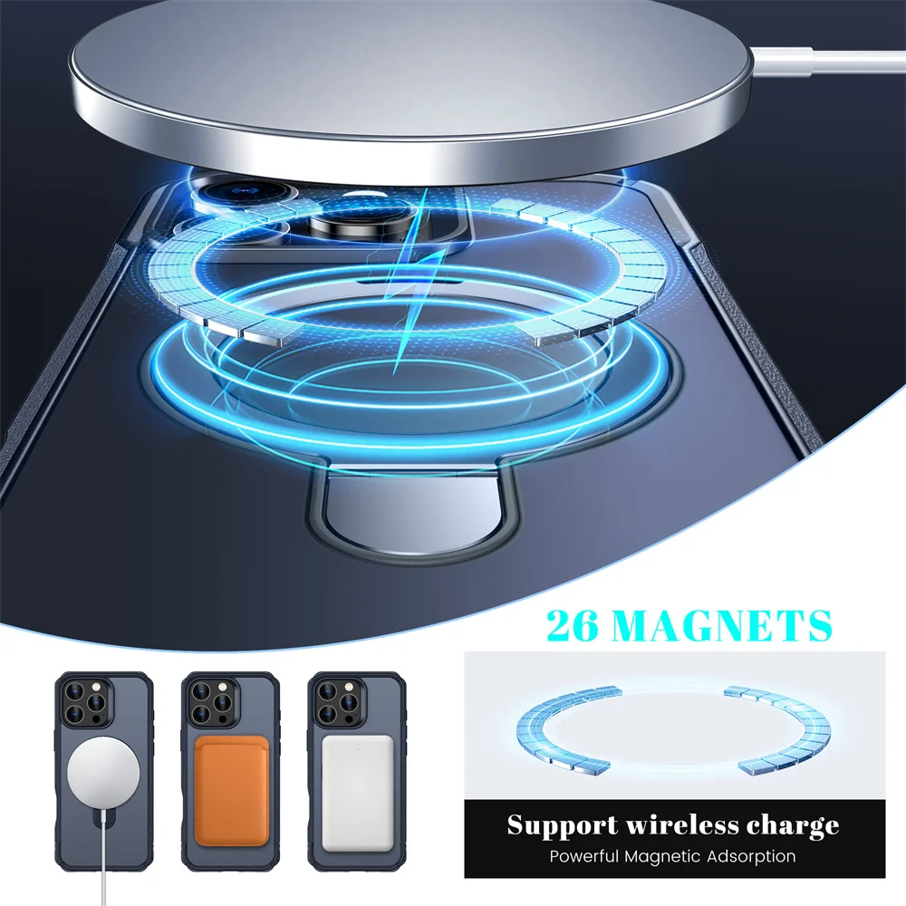 Für Magsafe Wireless Charge Fold Magnetische Ständer Telefon – Bild 4