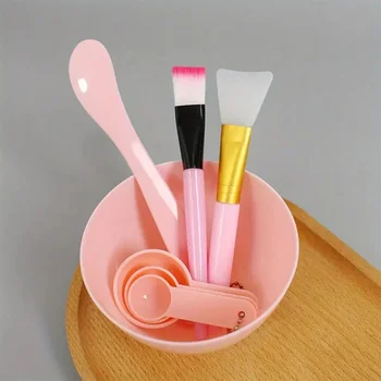 DIY-Gesichtsmasken-Mischwerkzeuge - Gesichtsapplikator, Spatel, Maske, Schüssel, Löffel - Masken (7 Stück)