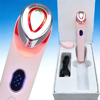 7 Farben Age-R Booster Pro Gesichtspflege-Schönheitsgerät EMS Mikrostrom-Lifting-Massagegerät für den