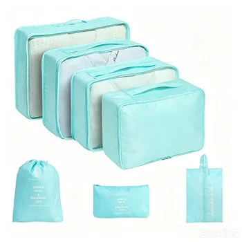 Set Reiseorganizer - Kombination aus Koffer-Aufbewahrungstaschen für einfaches Packen (7 Stück)