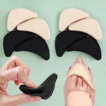 1-4 Paar Schwamm-Vorfuß-Einsatzpolster für Damen, High Heels, Zehenstopfen, halber Schwamm, Schuhe, Kissen