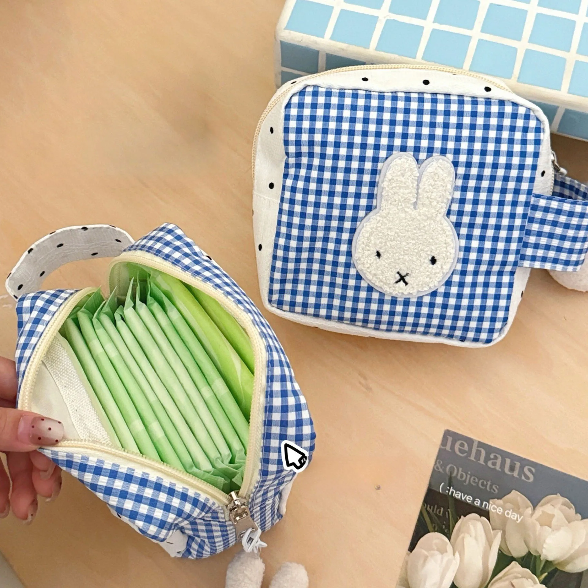 Niedliche Miffy Rabbit Menstruationstasche, tragbare – Bild 5