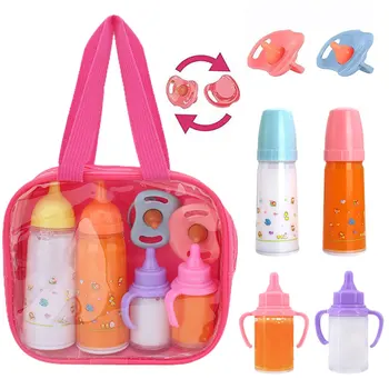 Baby Disappearing Doll Feeding Set Wear für wiedergeborene Babypuppen, mehrere Babypuppenzubehör, bestes