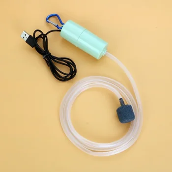 Aquarium Sauerstoff Luftpumpe Aquarium USB Stille Luft Kompressor Belüfter Tragbare Mini Kleine Oxygenator