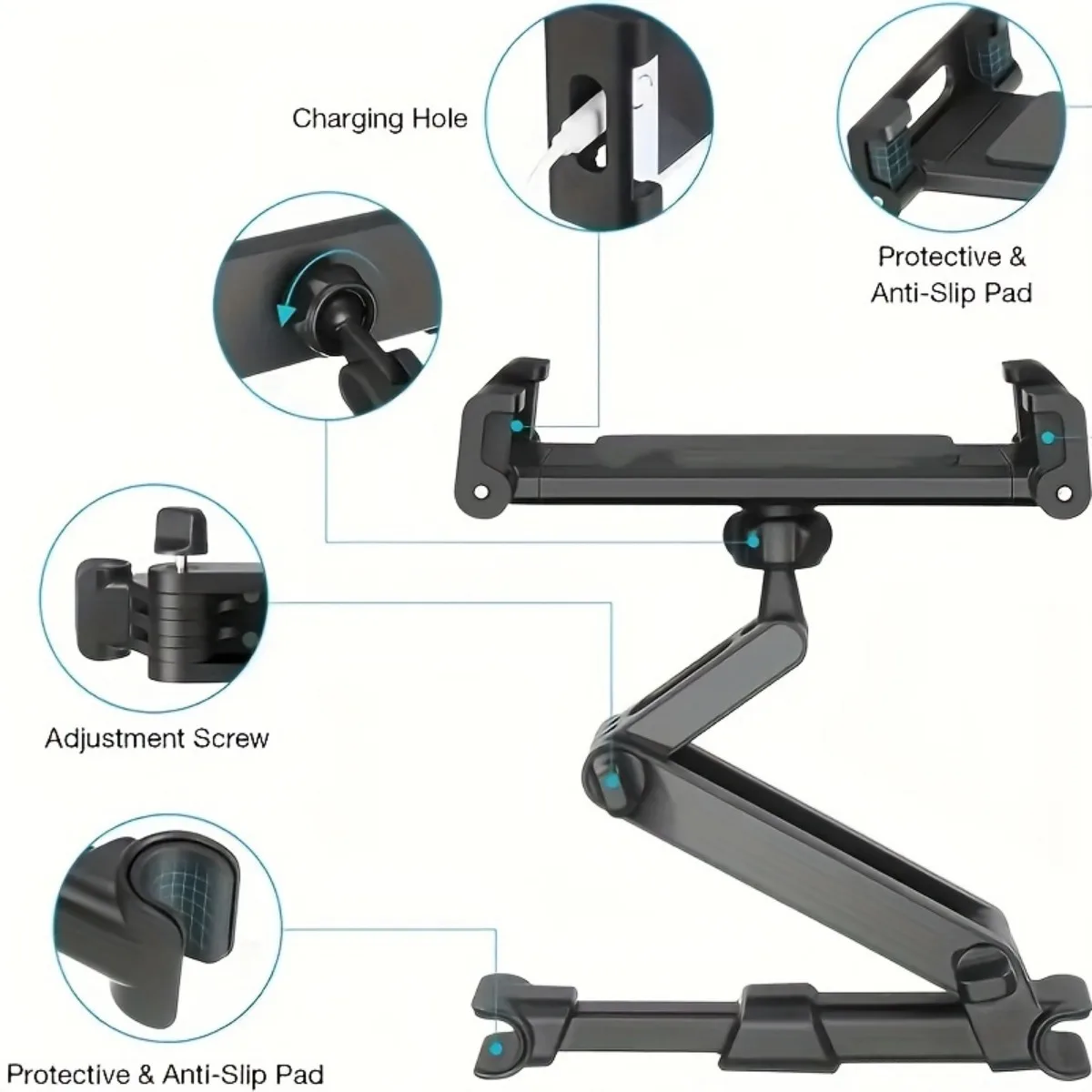 Auto-Tablet-Halterung, Kopfstütze, Tablet-Halterung – Bild 4