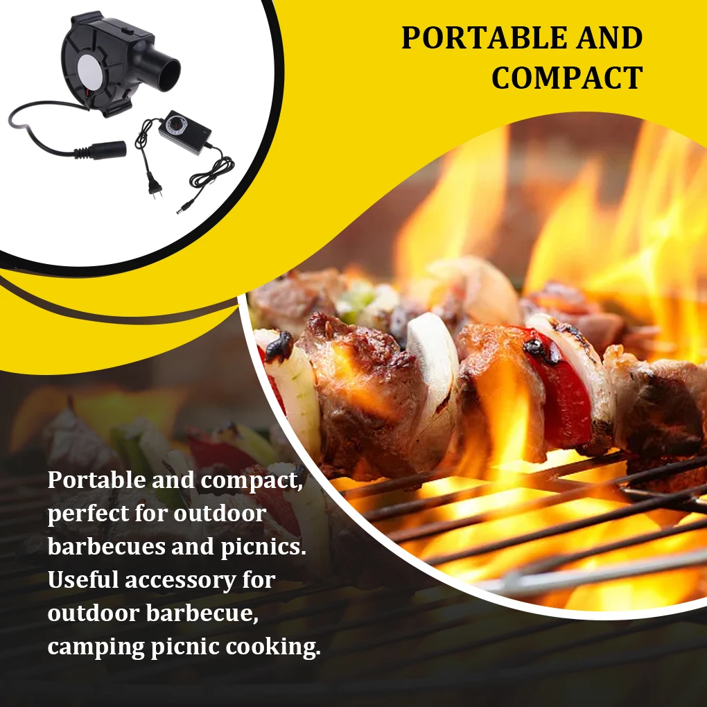 220V BBQ Fan Kleine Explosion Motor mit Luft Sammeln – Bild 6