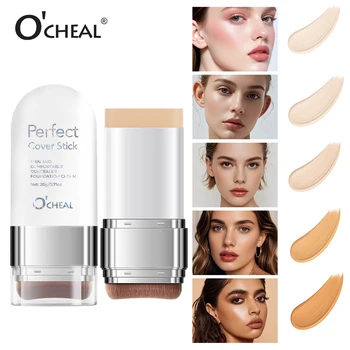 O'CHEAL Perfect Cover Stick Dünner und Angenehmer Concealer Foundation Creme-Stick Sofort Natürlich Wasserfest