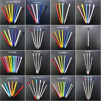 YUXI 1Set Kunststoff & Metall Touchscreen Stylus Stift Spielkonsole Stift für NDSL NDSi NDS WIIU 2DS 3DS XL LL