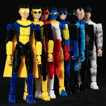 3D-gedruckte unbesiegbare Spielzeuge, Actionfiguren, Anime-Modell, Lucky Dummy 13, Superhelden, Mark Thragg