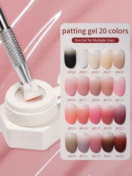 FRESCOBALDI 20-farbiger, aufpinselbarer, hochpigmentierter, halbfester Gel-Nagellack, geeignet für Salon