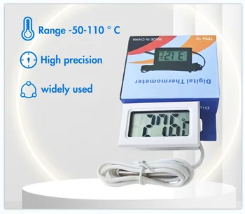 Mini LCD Auto Digital Thermometer Hygrometer Temperatur Indoor Outdoor Temperatur Sensor Feuchtigkeit Meter