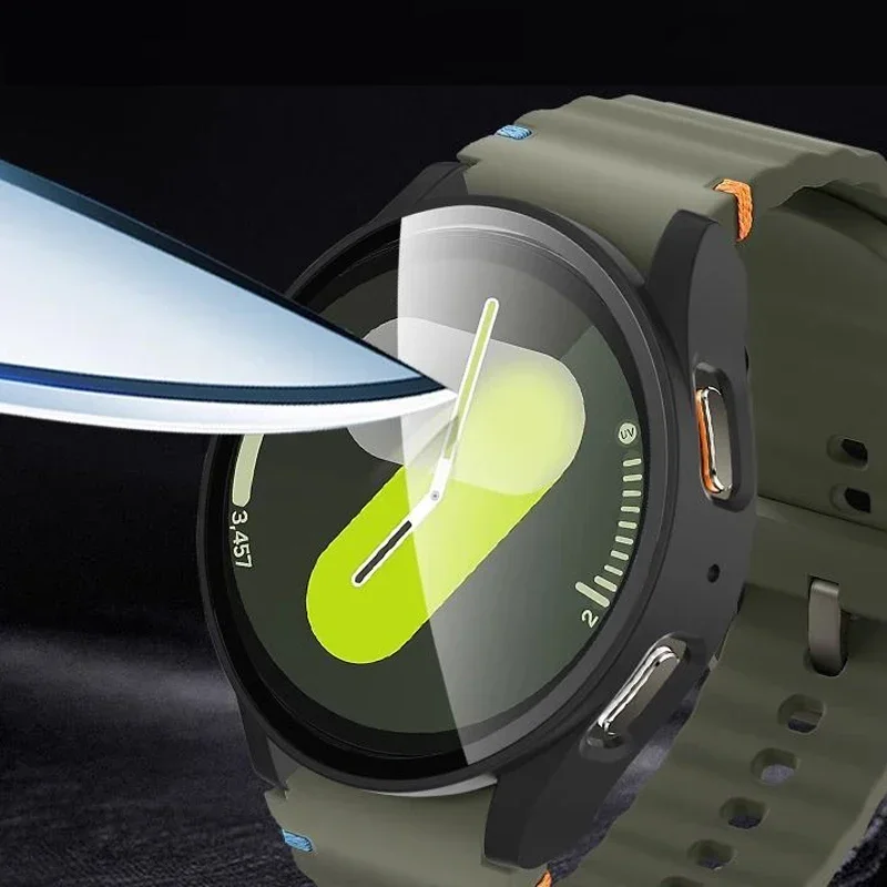 Gehärtetes Glas + PC-Gehäuse für Samsung Galaxy Watch – Bild 2