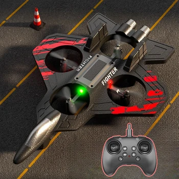 Fernbedienung Kämpfer Kinder Fliegen Hubschrauber RC Hobby Jet Flugzeug 2,4G Stunt Schaum Kämpfer Flugzeug