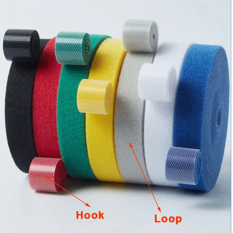 5 m Nylon-Kabelbinder mit Hakenschlaufe, wiederverwendbares – Bild 2