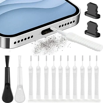Handy-Ladeanschluss, Staubstecker-Entfernung, Reinigungsset für iPhone 15 14 13 Pro Max, Computertastatur
