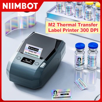 M2 Niimbot Tragbarer Thermotransfer-Etikettendrucker Multifunktions-Aufkleber-Etikettiermaschine für Büro