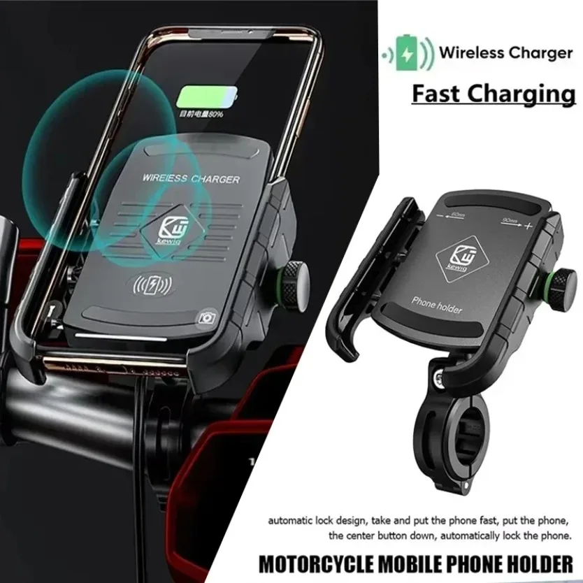 Motorrad Telefon Halter Schnelle USB Ladegerät Schnelle – Bild 4
