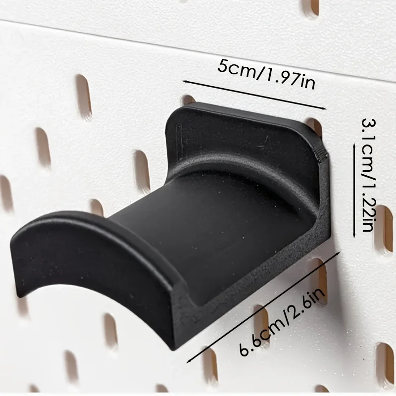 1pc Wand-Montiert Ausgesetzt Kopfhörer Regal Für Ikea Skadis – Bild 2