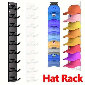 Baseball Kappe Rack Wand Hut Organizer Lagerung Aufhänger für Tür Schrank Multifunktionale Kappe Halter