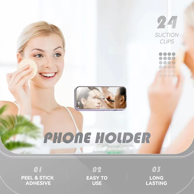 Multifunktionaler Handy-Saugnapf aus Silikon, 24-teckiges – Bild 4