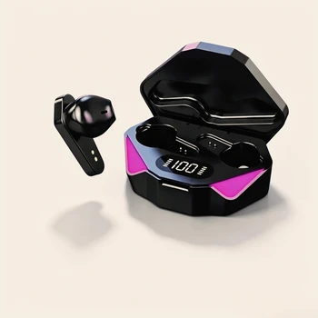 Bluetooth TWS Gaming-Kopfhörer mit Geringer Latenz, Kabellose In-Ear-Kopfhörer mit Eingebautem Mikrofon
