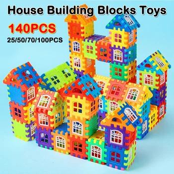 Große Skala Haus Bausteine Simulation Fenster Design Bau Set Kindergarten Spielzeug Für Jungen Und Mädchen