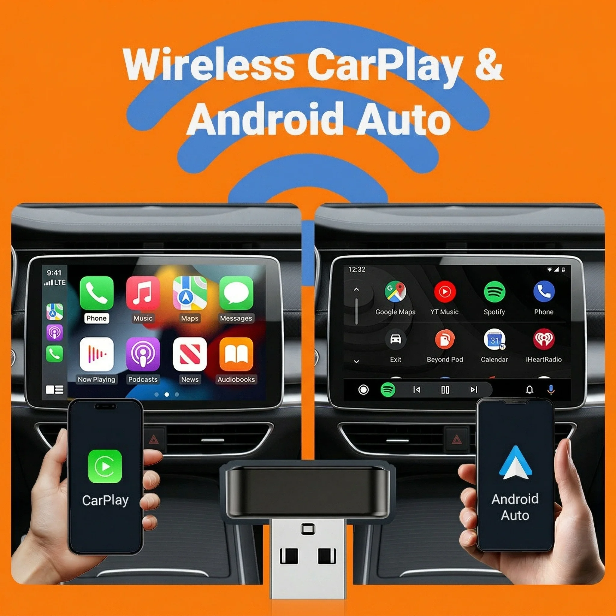 2026 Neuer Intelligenter Kabelloser CarPlay Android Auto – Bild 4