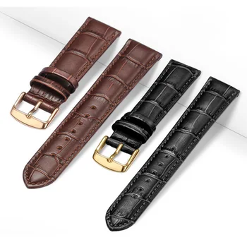 Universelles Ersatz-Leder-Uhrenarmband, Lederarmband für Männer und Frauen, 12 mm, 14 mm, 16 mm, 18 mm, 19 mm