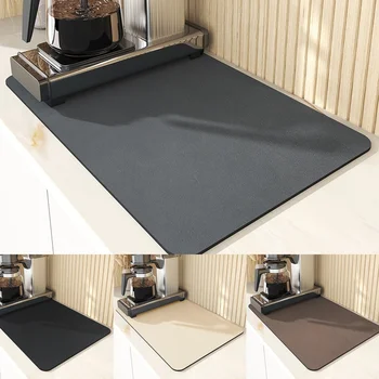 Super saugfähige Küche Geschirr undurchlässige Entwässerung Matte Kaffee Dish Trocknen Matte Wärmedämmung