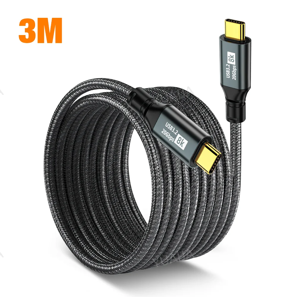 Typ C auf Typ C PD100W Schnellladekabel USB 3.2 20 Gbit/s – Bild 6