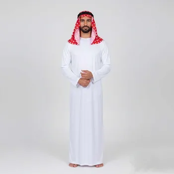 Traditionelles Arabisches Kostüm Arabische Robe Arabische Outfits für Männer Scheich-Kleid mit Muslimischem