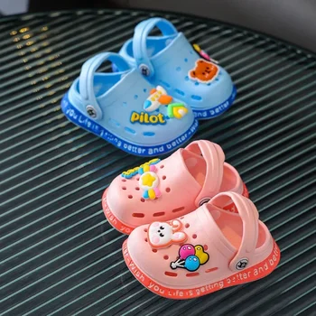 Sommer Kinder Garten Clogs Schuhe Jungen & Mädchen Strand Sandale Kinder Leichte Atmungsaktive Niedlichen