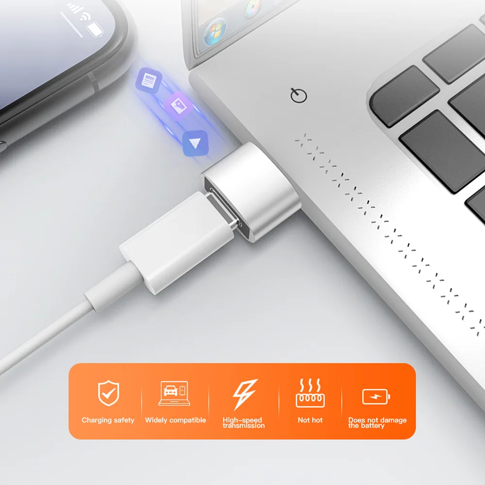 USB-C auf USB-A und Micro-USB OTG-Adapter, 2 Stück – Bild 4