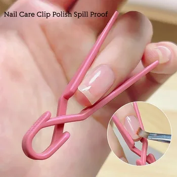 Nagel Clip Gestaltung Clip Farbe Auslaufsicher Gemischte Farbe Nagel Malerei Schutz Clip Um Farbe Leckage
