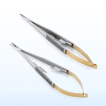 Dental Chirurgische Kieferorthopädische Implantat Castroviejo Nadelhalter Pinzette Dental Zangen Zahnmedizin
