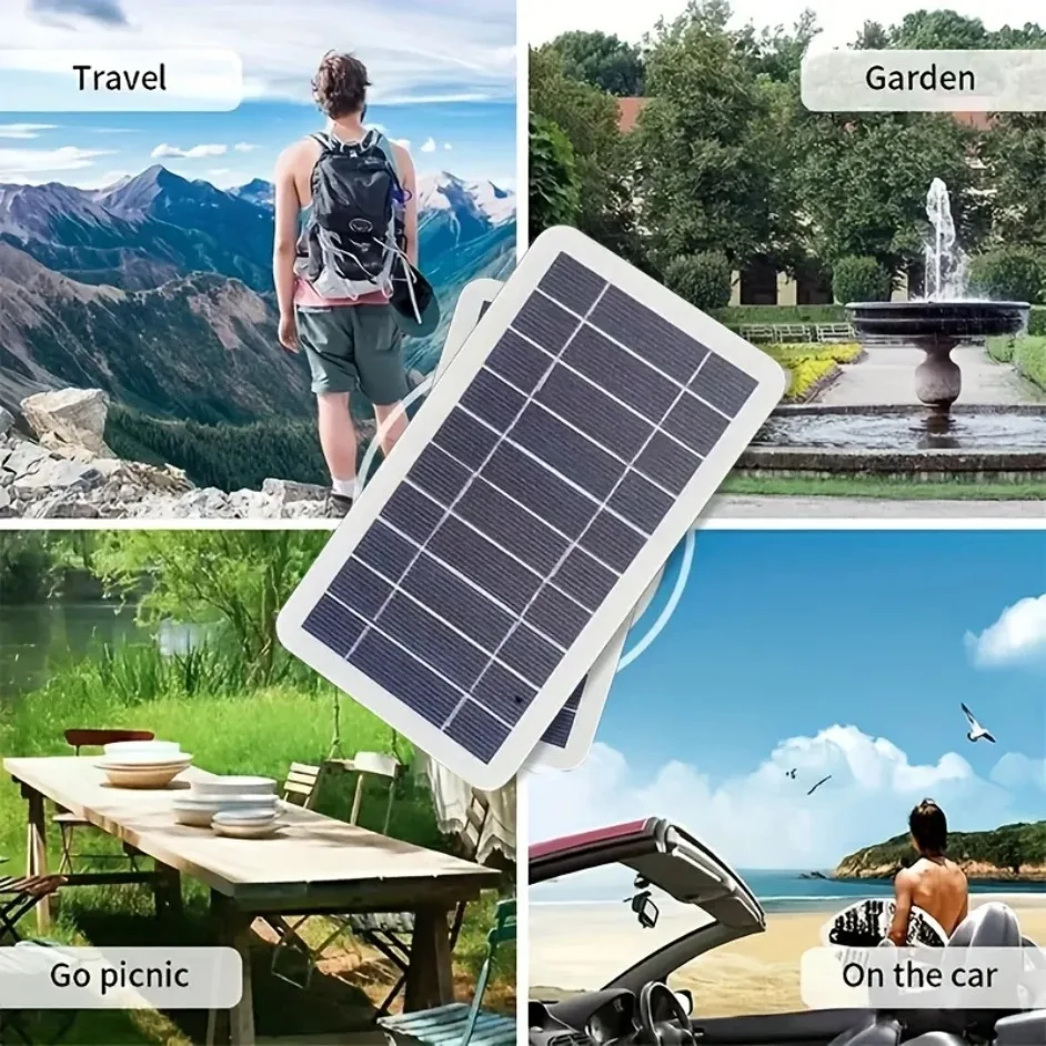 Tragbares USB-Solarpanel-Ladegerät, sicheres, stabiles – Bild 2