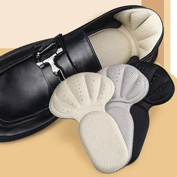 Schwamm-Fersenkissen, Rückseite der Einsätze, Fersenschutz, Schuhpolster für Schuhe, zu groß, weiche