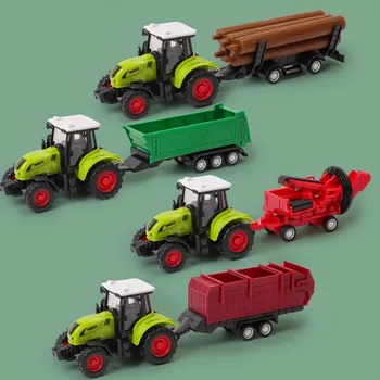 Traktor Trägheit Auto Bauernhof Traktor LKW Transport Pulverisierer Modell Baby Auto Junge Spielzeug Technik
