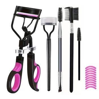 Wimpern Curler Set Mit Ersatz Pads Für Frauen Wimpern Curling Pinzette Clips Lash Mascara Zauberstäbe Pinsel