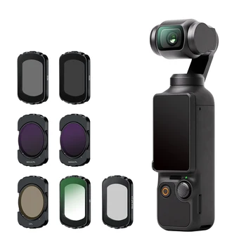 DJI OSMO POKET3 UV-Magnetfilter-Set UV CPL ND8/16/32/64 NDPL Schwarz Soft Filter Set Kameraobjektiv