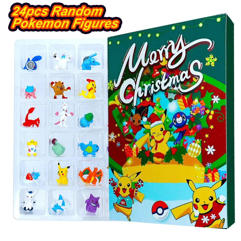 Pokemon-Figuren-Adventskalender Geschenkbox – Bild 6