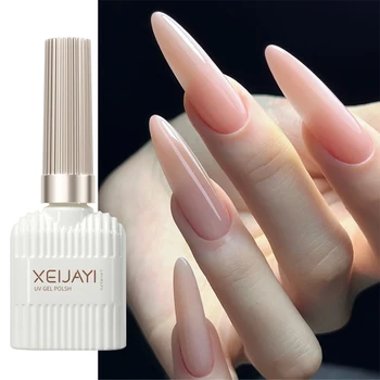 Gott mädchen nagellack gel nackt rosa glitter gel lack einweichen uv/led gel politur für maniküre home salon