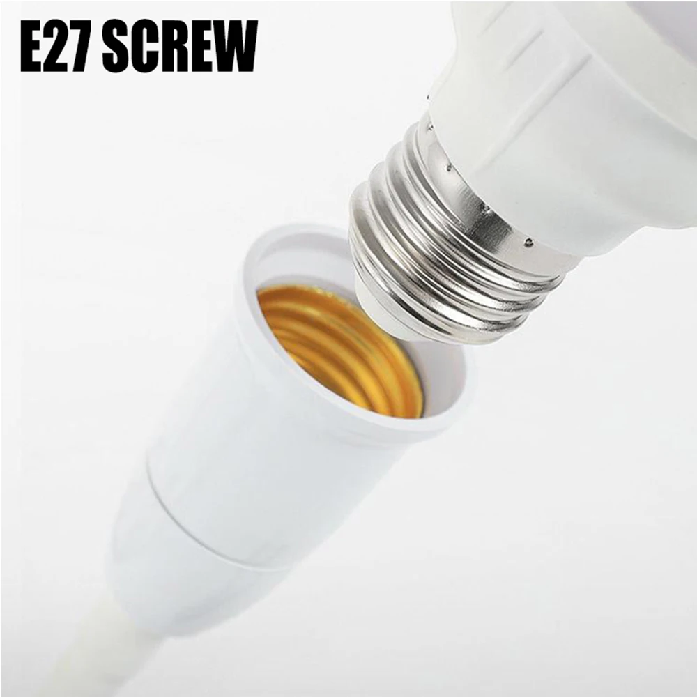 Direkt Plug-in Dreh Lampe Kopf E27 Sockel Lampe Konverter mit – Bild 4