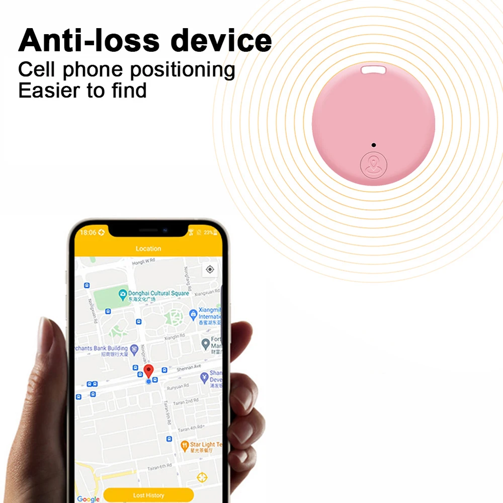 Anti-Verloren Gerät Mini GPS Tracker Bluetooth Haustier – Bild 4