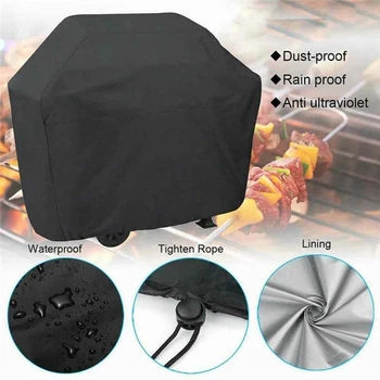 Outdoor-Werkzeuge BBQ Grill Abdeckung Wasserdicht Heavy Duty Terrasse Outdoor Oxford Barbecue Smoker Grill
